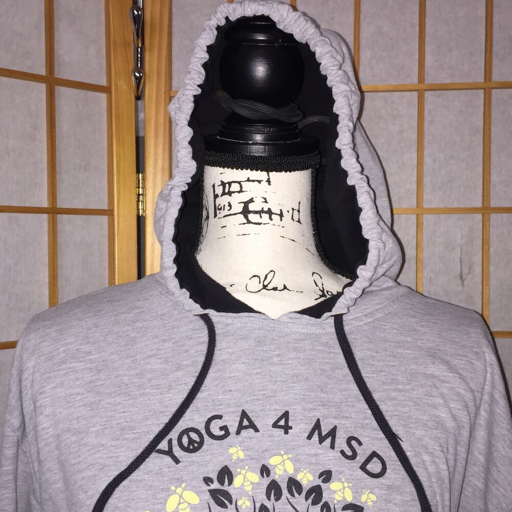 Yoga 4 MSD Strong Pullover  Gray Hoodie XL - Picture 4 of 10